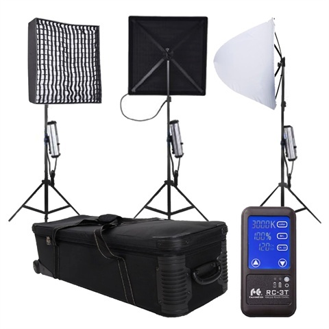 Falcon Eyes Bi-Color LED Panel RX-24TDX Set 3