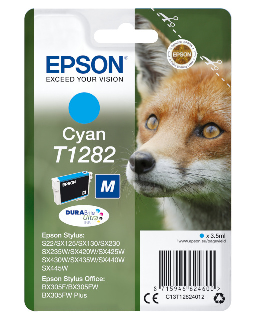 Epson T1282 Ink Cartridge, Cyan