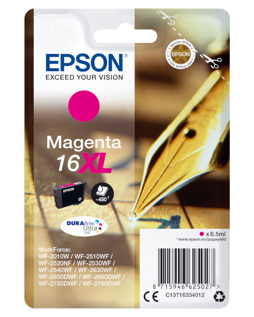 Epson 16XL Ink Cartridge, Magenta