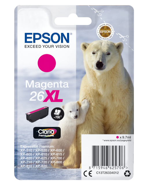 Epson 26XL Ink Cartridge, Magenta