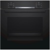 Bosch integreeritav ahi Oven HBA530BB0S Built-in, 71 L, must, Eco Clean, A, Push pull buttons, Height 60 cm, Width 60 cm, Integrated timer, Electric