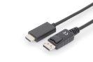 Assmann kaabel Adapter Displayport 1.2 with interlock 4K 60Hz UHD Typ DP/HDMI A M/M must 1m