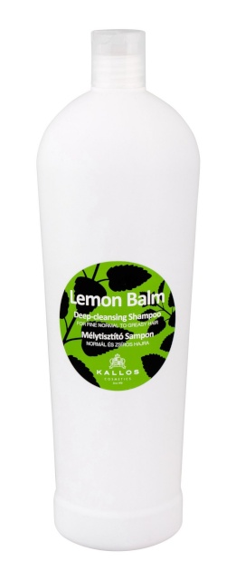 Kallos Cosmetics šampoon Lemon Balm 1000ml, naistele