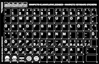 Minipicto klaviatuurikleebis KB-UNI-EE01-BLK, EST, must