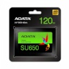 ADATA kõvaketas SSD Ultimate SU650 120G 2.5" S3 3D TLC Retail