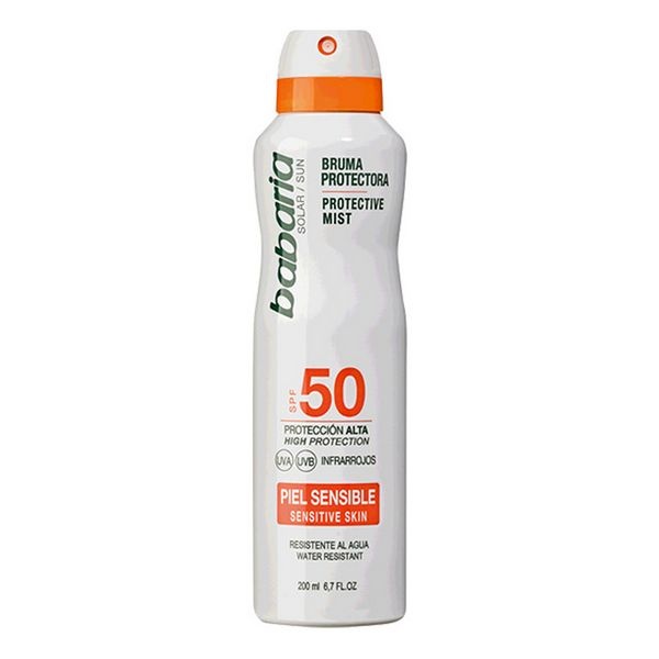 Babaria päikesekaitsepihusti Babaria Spf 50 (200ml) Tundlik nahk