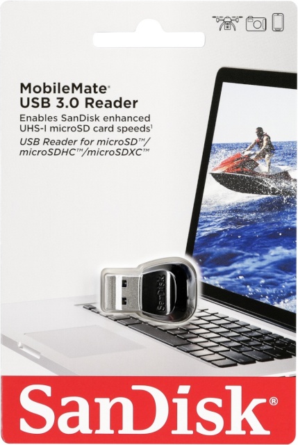 SanDisk mälukaardilugeja MobileMate USB 3.0 microSD Reader