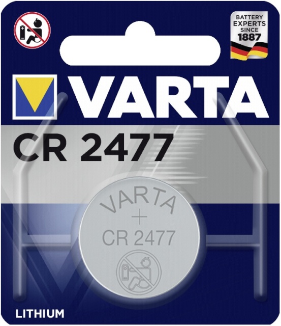 Varta patarei 1 electronic CR 2477