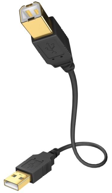 In-akustik kaabel Premium High Speed USB A / B 2.0 1.0m