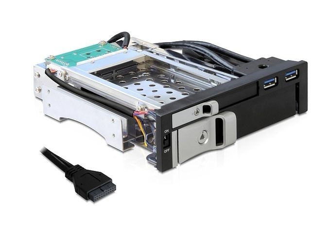 Delock kettaboks Mobile Rack for 2.5"+ 3.5" SATA HDD+2xUSB 3.0