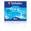 Verbatim toorikud CD-R 40x 800MB 10tk Jewel Case Extra Protection 43428