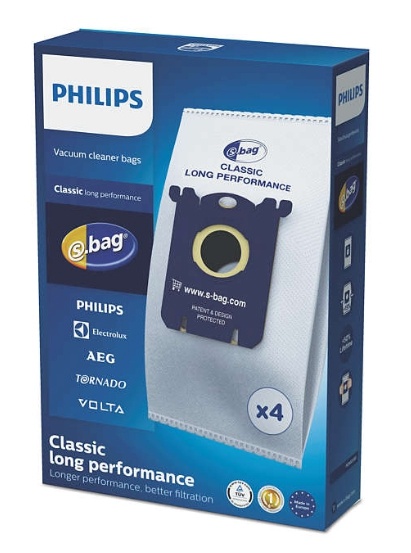 Philips tolmukotid FC8021/03 S-Bag Dust Bag, 4tk