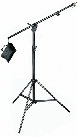 Manfrotto valgustistatiiv Black Aluminium Combi-Boom Stand with Sandbag