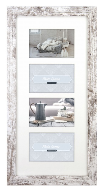 ZEP Nelson 6 valge/pruun 4x10x15 Wood puitraam V24106