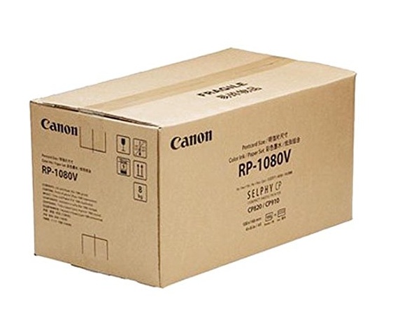 Canon paberikomplekt (postkaart) RP-1080V 10x15cm Paper and Ribbon 1080 lk. (RP-108 10-pakk)