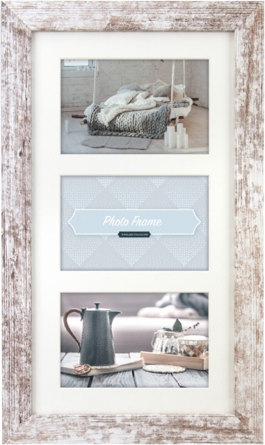 ZEP Nelson 6 valge/pruun 3x13x18 Wood puitraam V23136