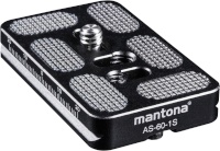 Mantona kinnitusplaat AS-60-1S Quick Release Plate