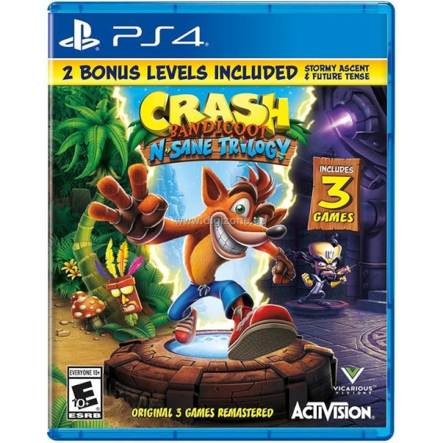 PlayStation 4 mäng PS4 Crash Bandicoot N. Sane Trilogy