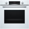 Bosch integreeritav ahi Oven HBA533BW0S Built-in, 71 L, valge, Eco Clean, A, Push pull buttons, Height 60 cm, Width 60 cm, Integrated timer, Electric