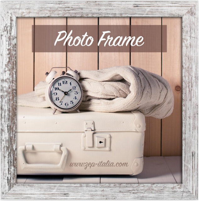 Zep pildiraam Nelson 6 valge/pruun 20x20 Wooden Frame V21205