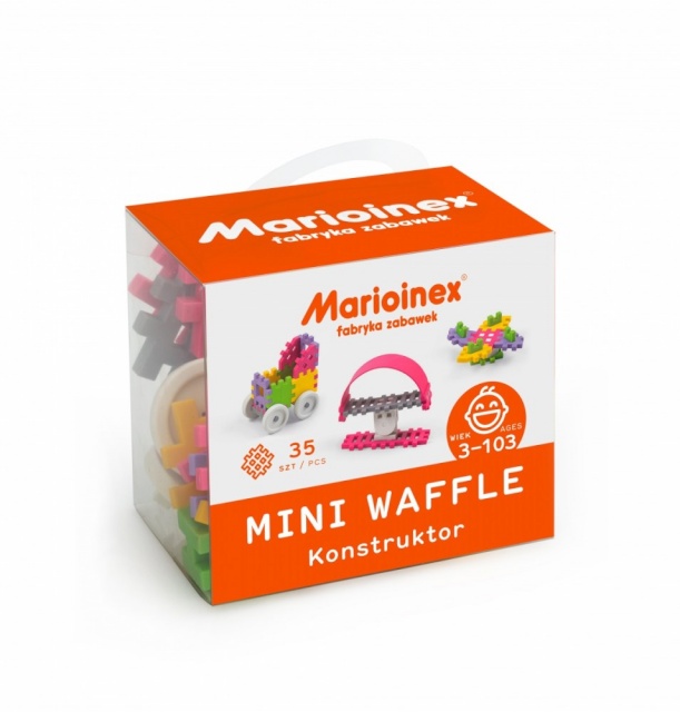 Marioinex konstruktor Waffle Mini Blocks Girl, 35-osaline 