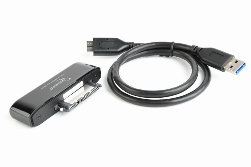 Gembird adapter AUS3-02 (USB 3.0 M - SATA M; 0,6m; kolor must)
