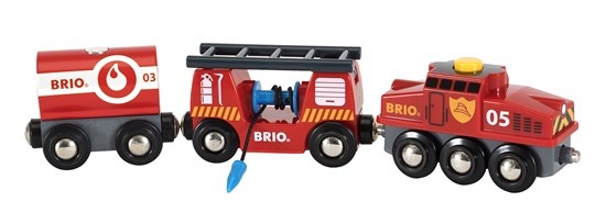 BRIO mängurong WORLD Rescue Firefighting Train, 33844