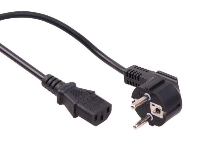 AK voolukaabel EU, 1m must