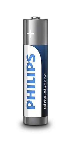 Philips patarei Ultra Alkaline AAA 4tk Blister