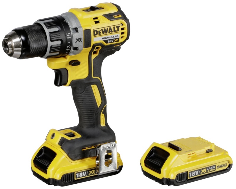 DeWALT akutrell DCD791D2-QW 18V / 2,0 BL Bohrschrauber