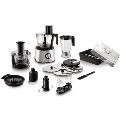Philips köögikombain HR7778/00 Series 7000 Avance Collection Food Processor, roostevaba teras/must
