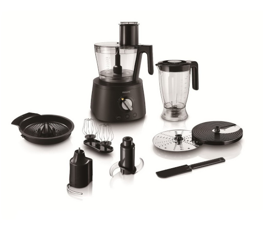 Philips köögikombain HR7776/90 Avance Collection Food Processor, roostevaba teras/must
