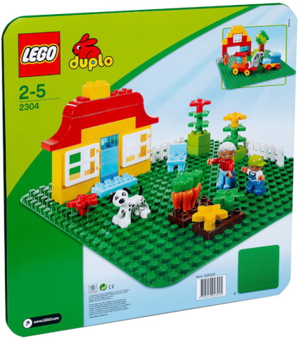 Lego alusplaat Duplo 2304 Large Green Building Plate 
