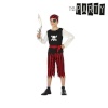 BGB Maskeraadi kostüüm lastele Th3 Party Piraat Punane Suurus 10-12 aastat