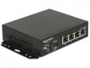 Delock RJ45 4 Port RJ45 + 1x SFP Schacht