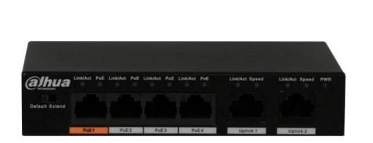 Dahua switch PFS3006-4ET-60 (6x 10/100Mbps)
