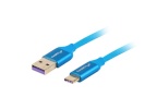 Lanberg kaabel Cable USB CM - AM 2.0 1m sinine 5A, Full copper