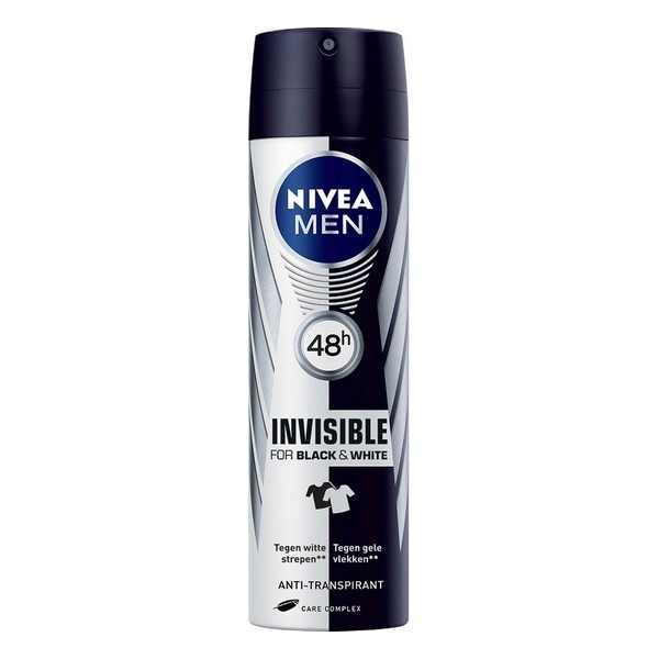 Nivea pihustatav deodorant Men Black & White Invisible (200ml)