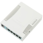 MikroTik RB951G-2HND Access Point Wi-Fi, 802.11b/g/n, Web-based management, 0.867 Gbit/s, 867 Mbit/s