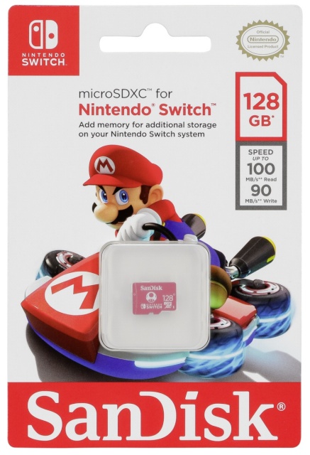 SanDisk mälukaart microSDXC 100MB 128GB Nintendo V2 SDSQXAO-128G-GNCZN