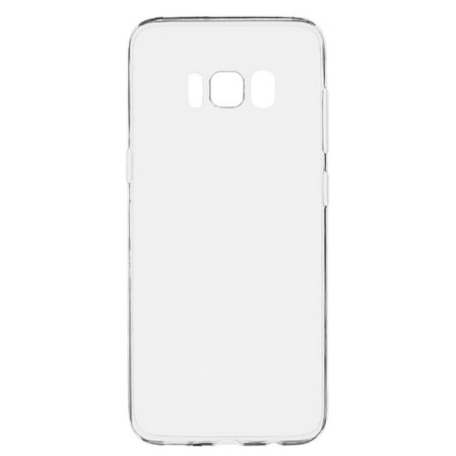 Usams kaitsekest Primary Ultra Thin Silicone Back Case For Samsung G950 Galaxy S8, Black Transparent