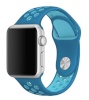 Randmerihm Silicone Strap Sport Band (Apple Watch) sinine/helesinine, M/L
