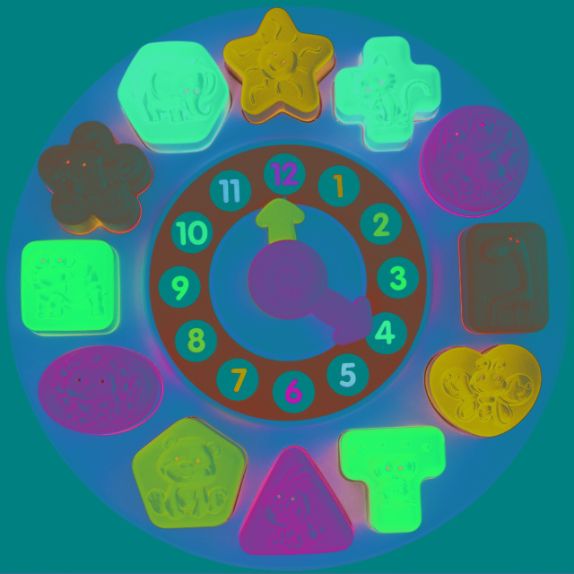 Playgo PLAYGO Kujundisorteerija kell, 1748