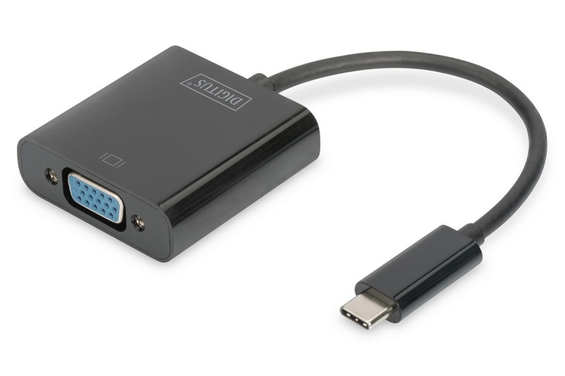Digitus kaabel Graphic Adapter, VGA 1080p FHD to USB 3.1, must, length 15cm