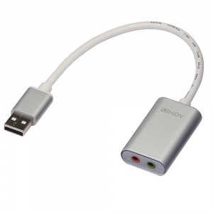 Lindy Audio adapter USB Typ A 3.5mm
