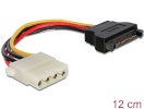 Delock kaabel SATA power (M)->MOLEX(F) 12CM