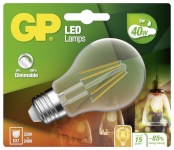 GP Batteries LED-lambipirn Filament Classic E27 5W (40W) dimmable 470 lm