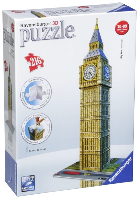 Ravensburger pusle Big Ben 3D Puzzle, 216-osaline