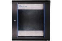 Extralink serverikapp Wall cabinet Rack 12U 600x450 glass door must 