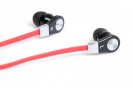 Media-Tech kõrvaklapid MAGICSOUND DS-2 - STEREO EARPHONES WITH MICROPHONE, must-punane